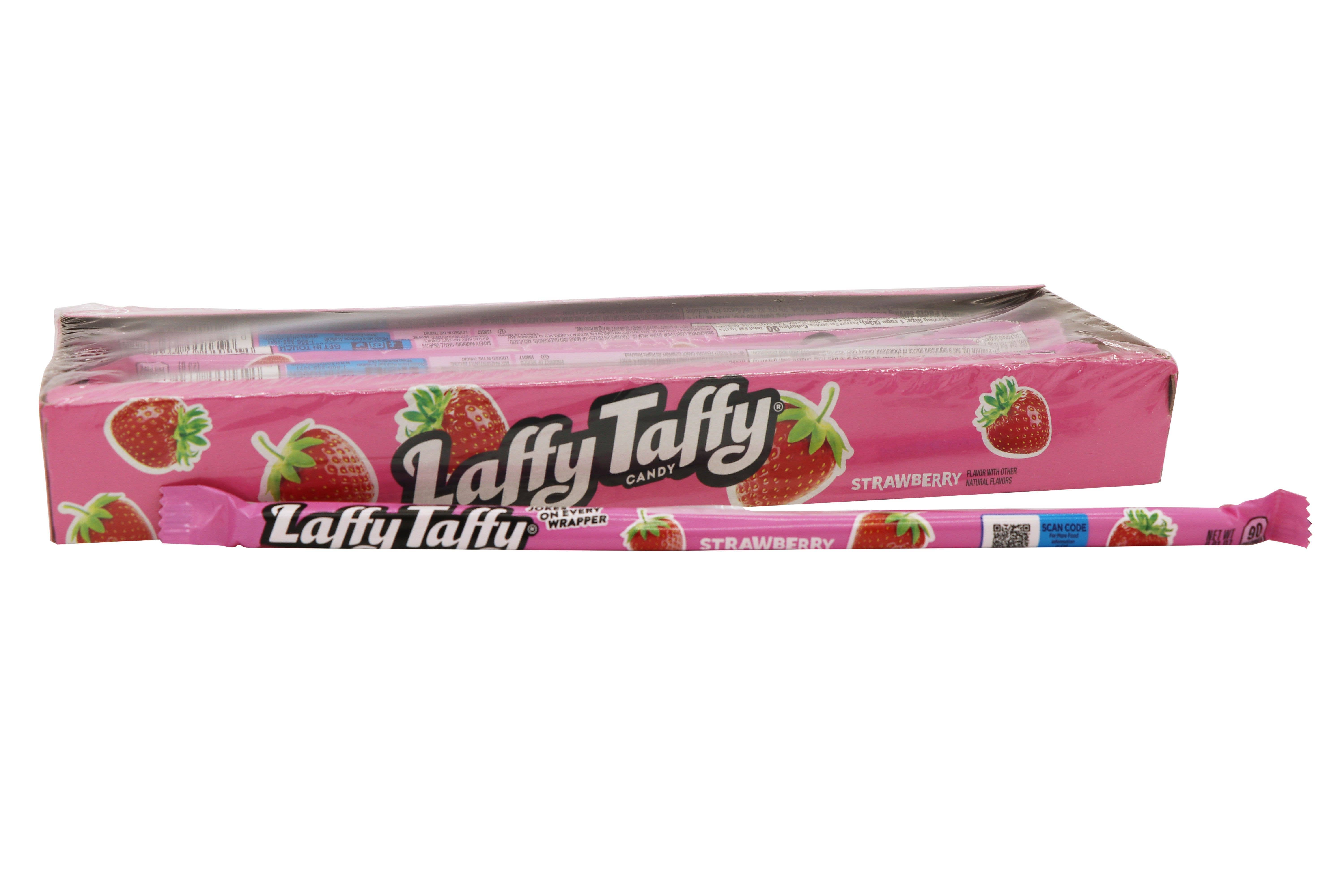 Grandpa Joe's Candy Shop - Wholesale Taffy - Laffy Taffy Candy Ropes, Strawberry, 24ct1