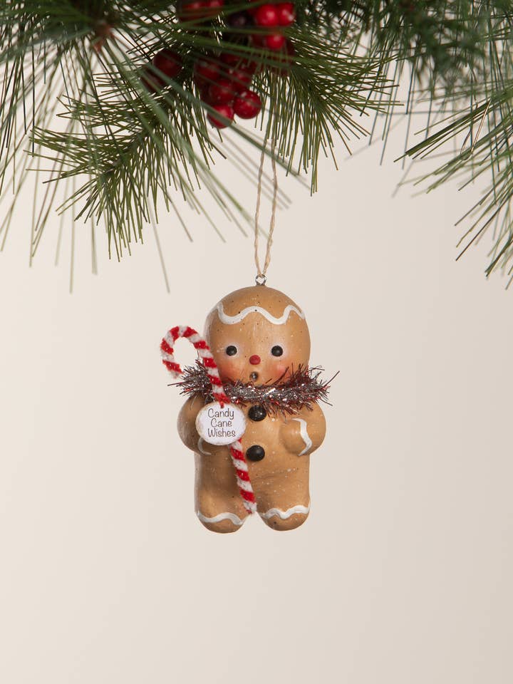Gingerbread Boy Ornament for wholesale by Bethany Lowe Designs