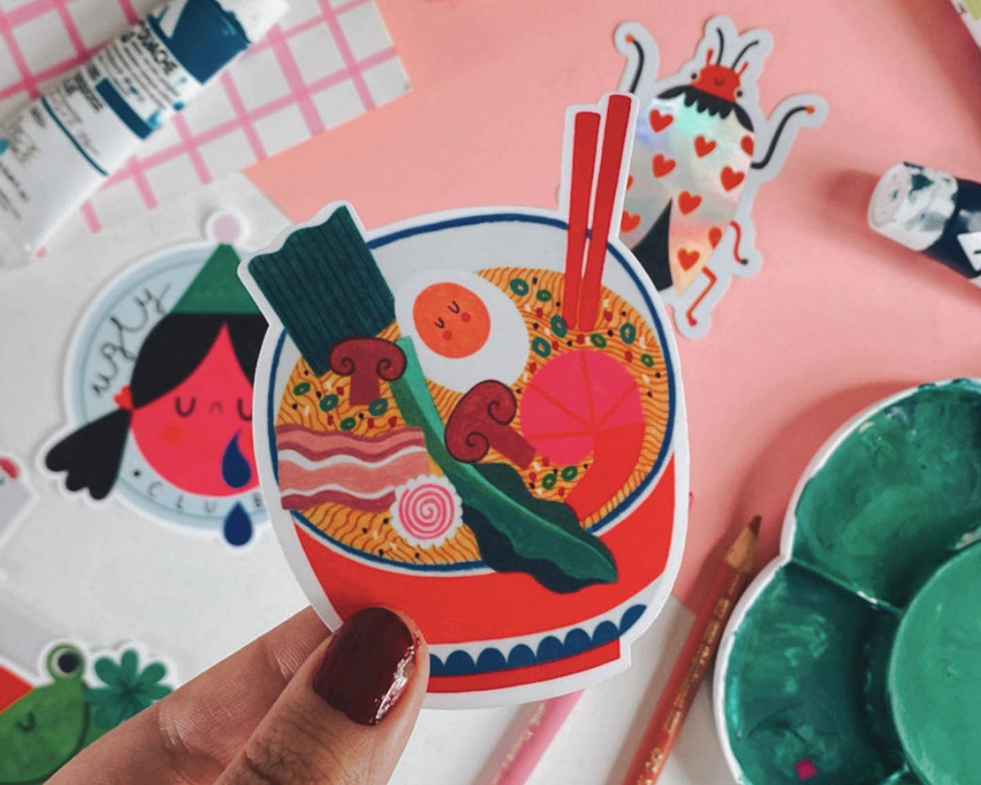 Daria Solak Illustrations – wholesale Sticker – RAMEN sticker