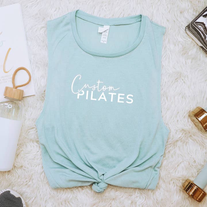 Faith & Life Christian Brands - Wholesale Tank Top - Women's - Custom Tank Top - Pilates Studio - Logo - Barre - Cycle