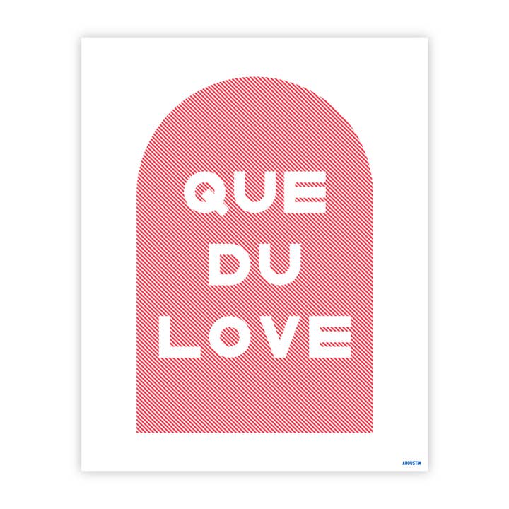 Que Du Love - locandina per la vendita all'ingrosso da parte di Augustin