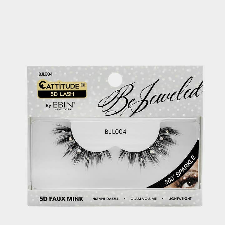 CATTITUDE 5D BEJEWELED LASHES - GALAXY for wholesale by EBIN NEW YORK