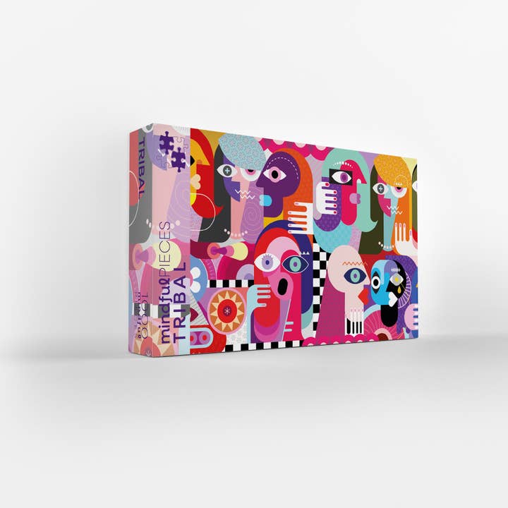 GB Jigsaws Ltd - Wholesale Puzzle - Adult - Tribal - Mindful Pieces Jigsaw Puzzle