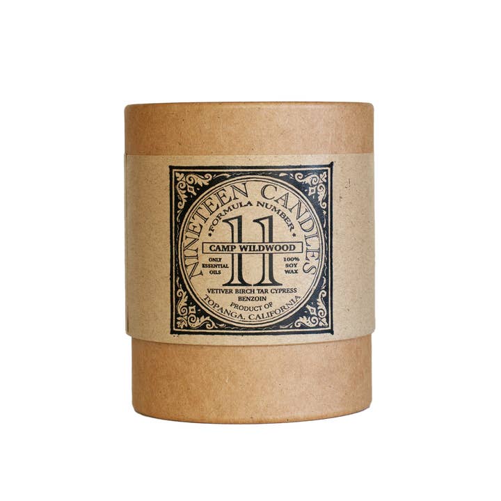 Camp Wildwood Candle 8oz for wholesale by 19 Candles