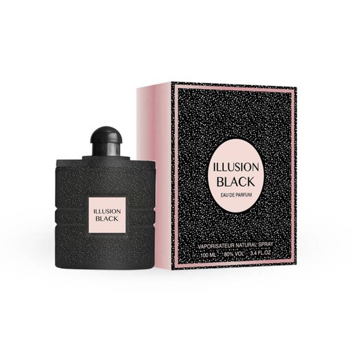 Yes Love Cosmetics - Vendita all'ingrosso Profumi/Eau de toilette - PROFUMO 100ML ILLUSION BLACK