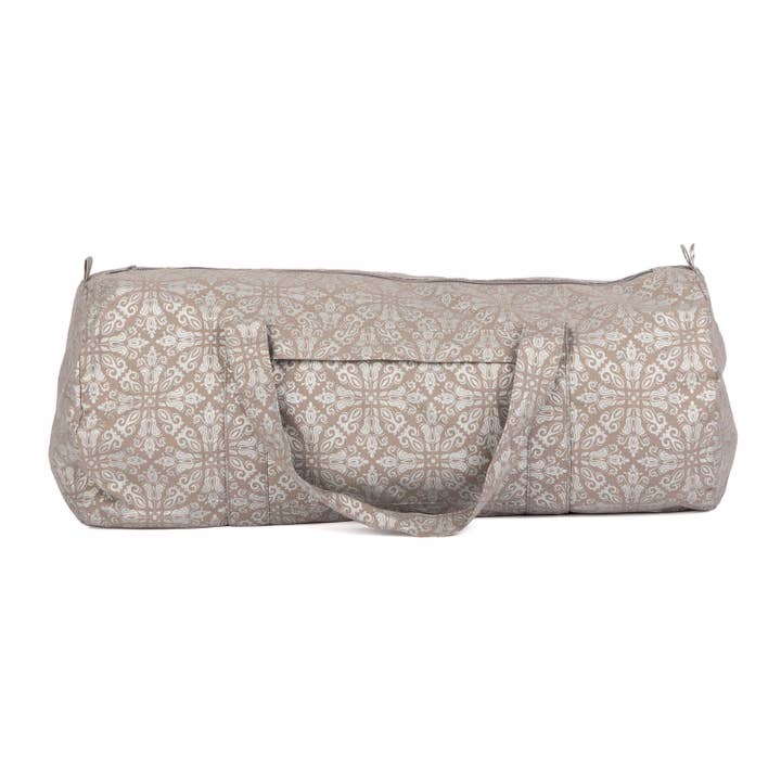 Maharaja Collection: Gem. Hot Raja Yoga Bag Taupe/Silver for wholesale by Bodynova