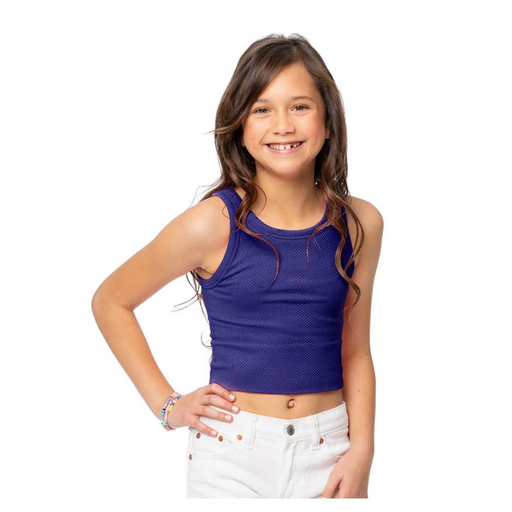Malibu Sugar - Wholesale Tank Top - Kids - Sleeveless Pattern Top for Girls1