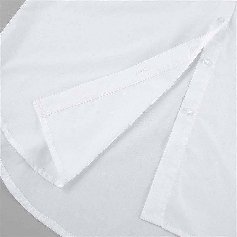 Effortless Elegance: White Oversized Shirt for wholesale on Faire9