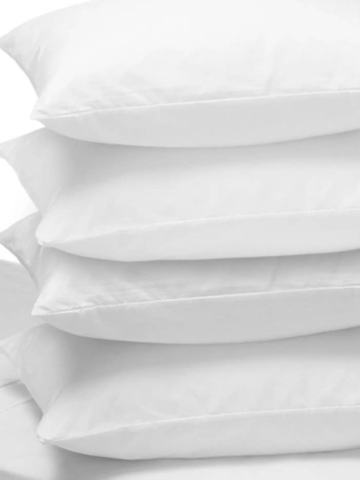 Luxury Soft Bed Pillows for Sleeping - Cotton Fabric - White for wholesale by NAKKISH