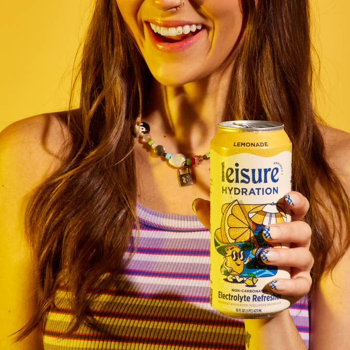 Leisure Hydration - Wholesale Flavored/Infused Water (Non-Carbonated) - Leisure Hydration Electrolyte Lemonade (16 oz x 12pk)