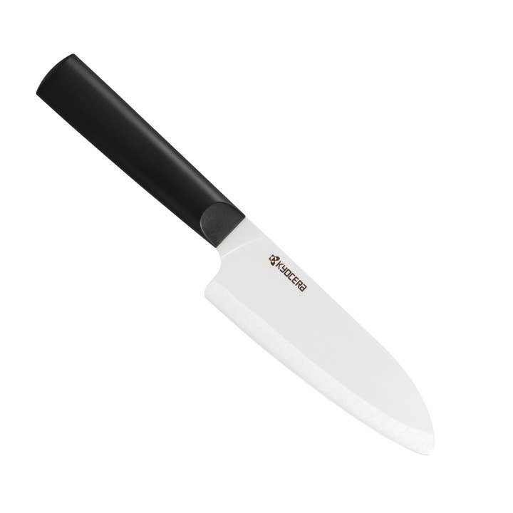 Kyocera International, Inc. - Wholesale Kitchen/Utility Knife - INNOVATIONwhite® 5.5" CERAMIC SANTOKU - WHITE Z212 BLADE