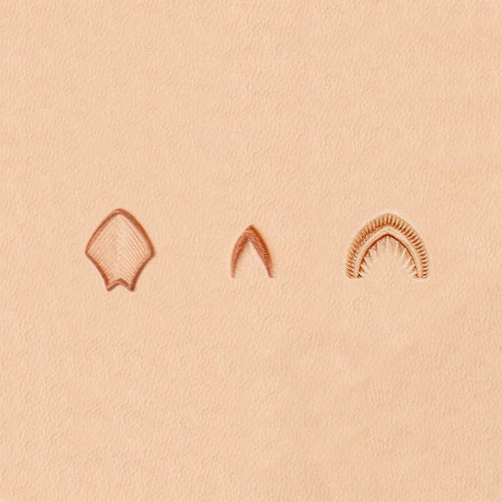 Realeather - Wholesale Rubber/decorative stamp - Scales Stamping Tool Set2