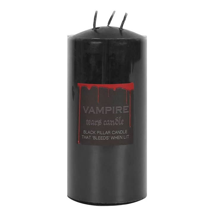 Something Different Wholesale - Wholesale Pillar Candle - 15cm Vampire Tears Pillar Candle