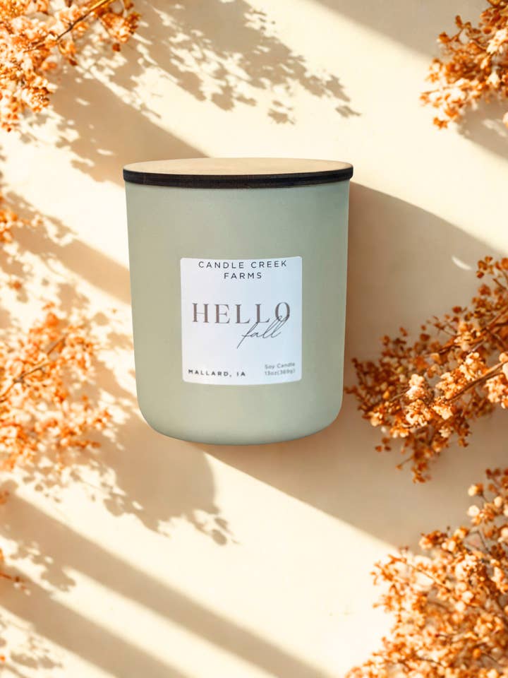 Hello Fall for wholesale by Candle Creek Farms