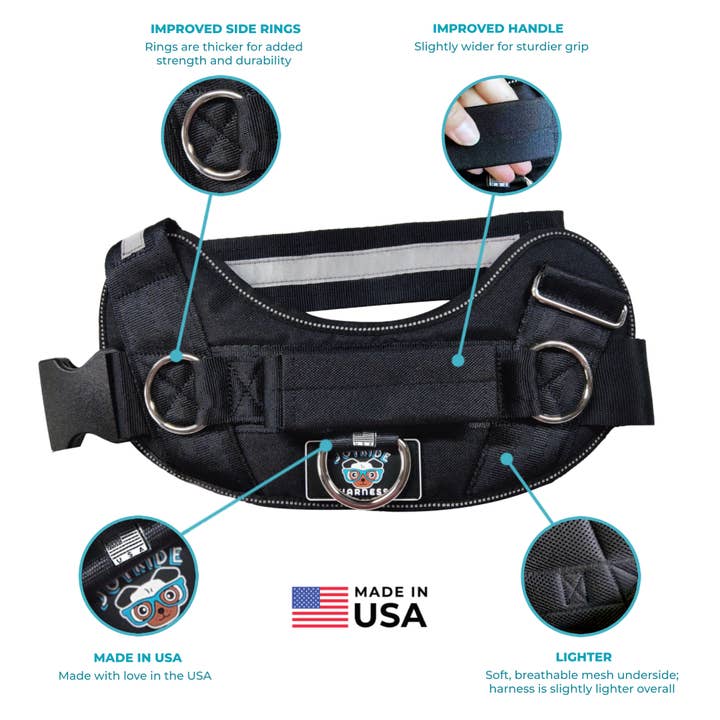 Joyride Harness - Wholesale Pet Harness - Dog - LUXE - Made in USA - Joyride Dog Harness (Solid Colors)1