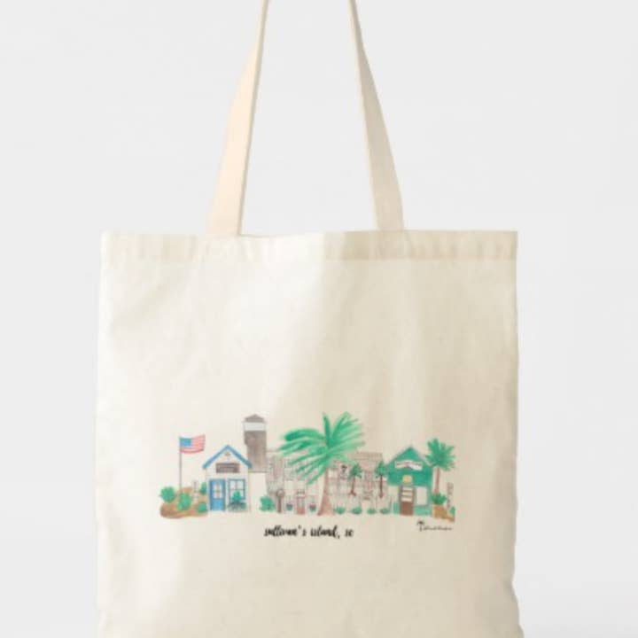 Island Haus Co - Wholesale Tote Bag - Unisex - Sullivan's Island Market Tote