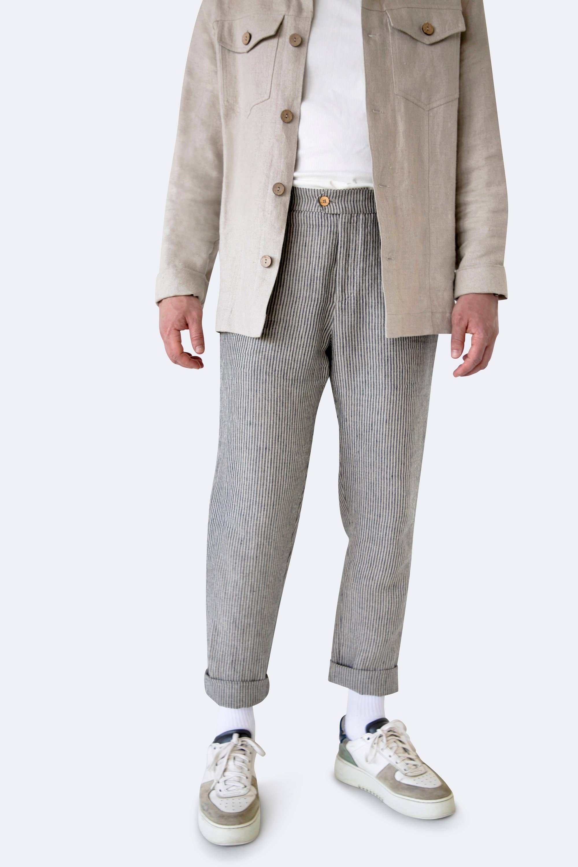 VADU Linen - Wholesale Pants - Men's - Classic Linen Chinos1
