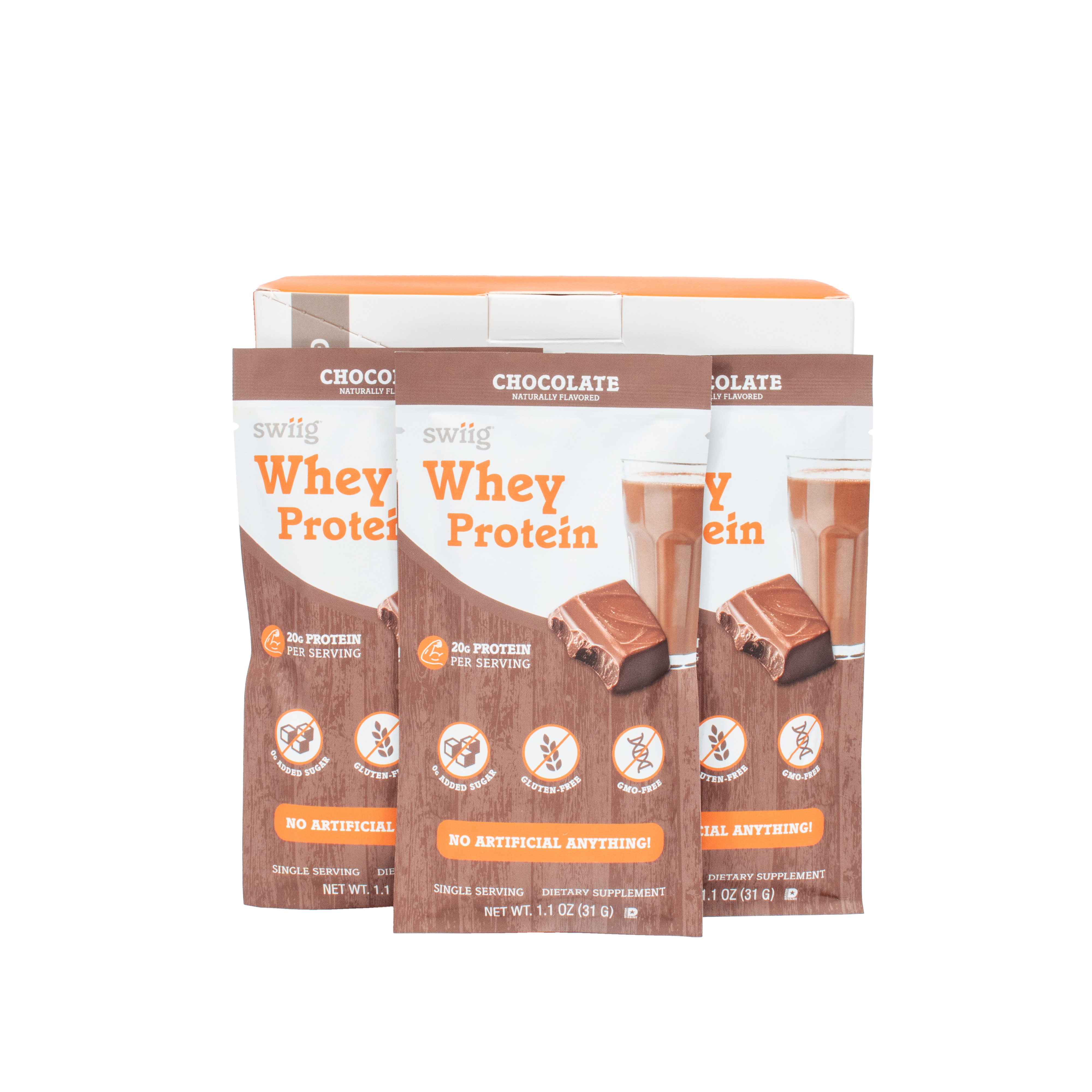 swiig - Wholesale Chocolate Bar - swiig Single Serve Whey Chocolate 10pk2