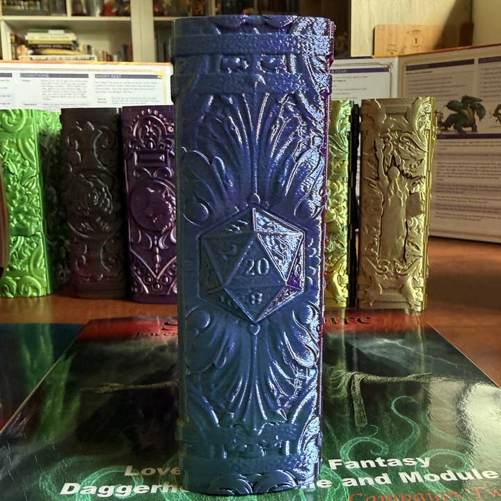 American Carver LLC - Wholesale Dice - D20 Crit Reforged Tome: TTRPG, MTG, Pokemon, D&D Gaming!2