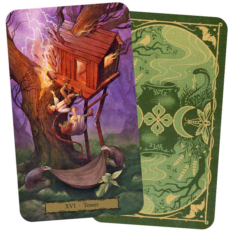 Cardshouse – Cartas de tarô por atacado – Tarot do Jardim da Bruxa Cartas Llewellyn6