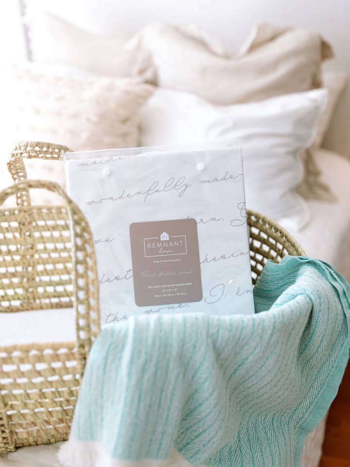 Bundle of Joy Fitted Crib Sheet for wholesale by Remnant House Home Goods