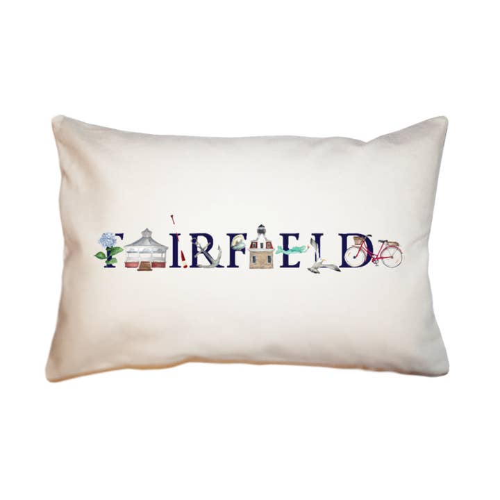 fairfield ct small accent pillow for wholesale by Tina Labadini Designs