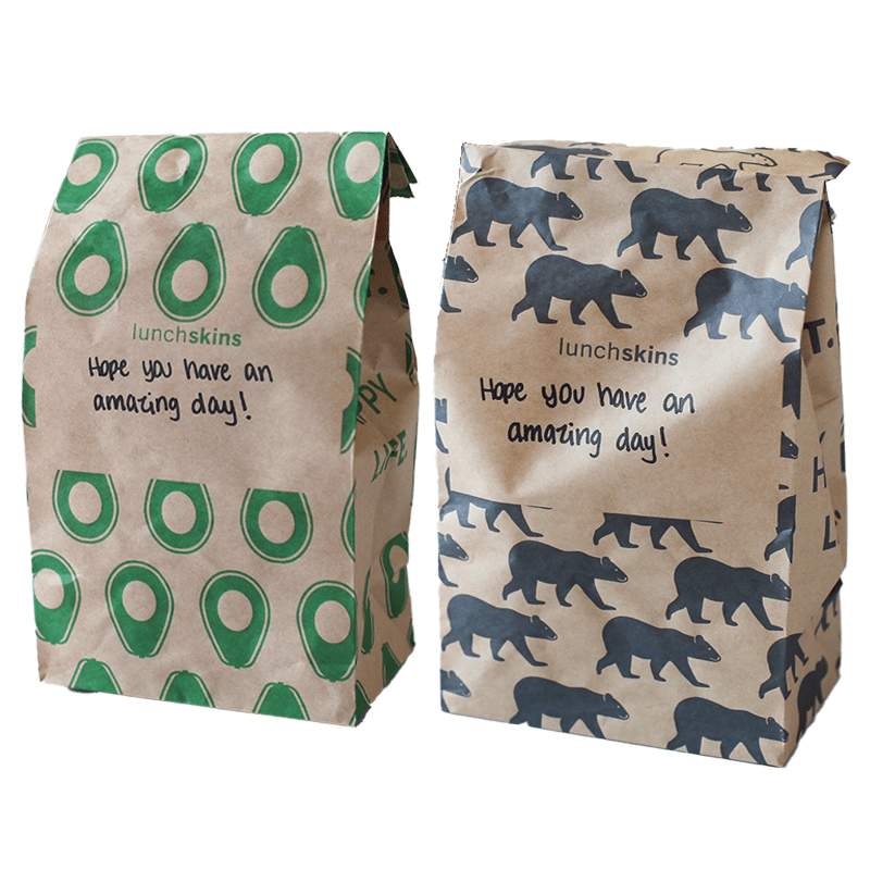 Lunchskins - Wholesale Lunch Bag/Box - Recyclable Paper Lunch Sacks 50ct – Variety Pack3