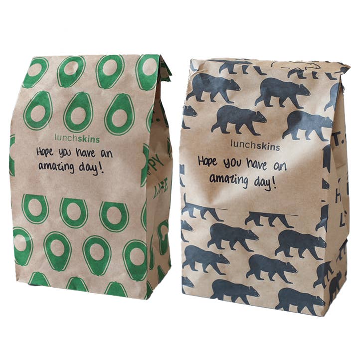 Lunchskins - Wholesale Lunch Bag/Box - Recyclable Paper Lunch Sacks 50ct – Variety Pack3