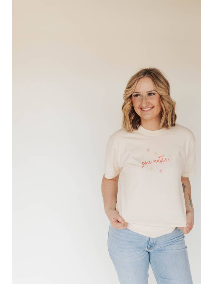 Whitney | Chaudoin Creations - Wholesale T-Shirt (Graphic) - Women's - You Matter- Mental Health Awareness Tee3