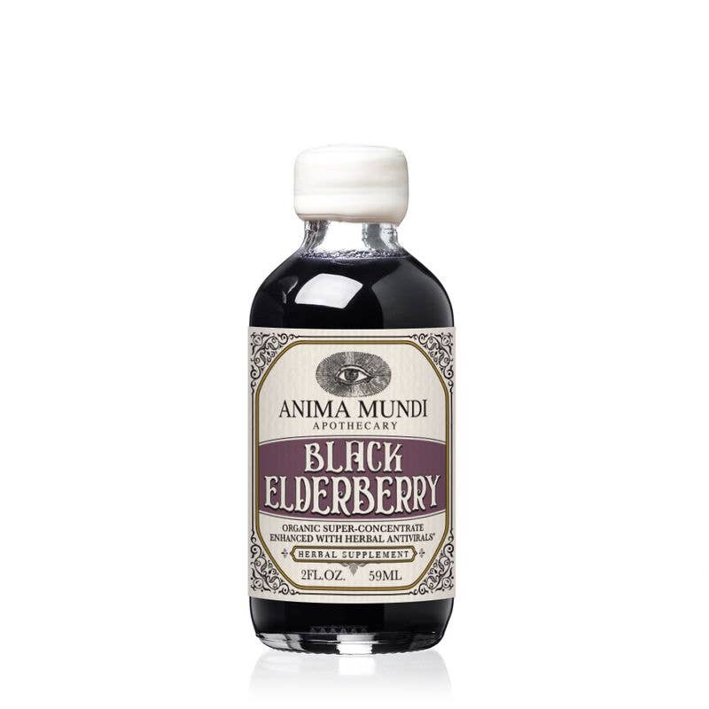 Anima Mundi Apothecary - Wholesale Elixir - BLACK ELDERBERRY Syrup | Botanical + Mushroom Elixir 1