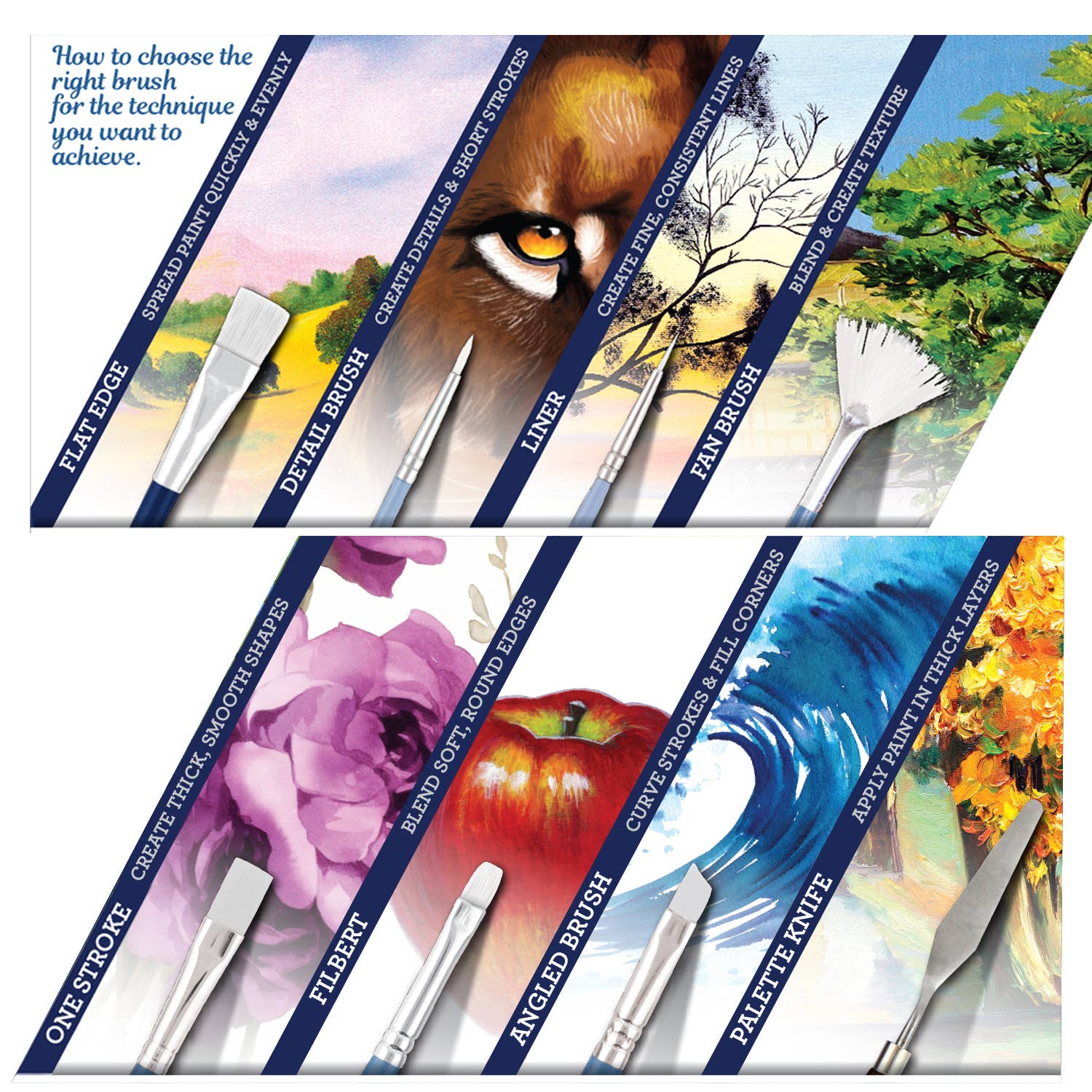 ArtSkills - Wholesale Paint/Wax Brush - Paint Brush Set with Storage Tube, 40 Pieces2