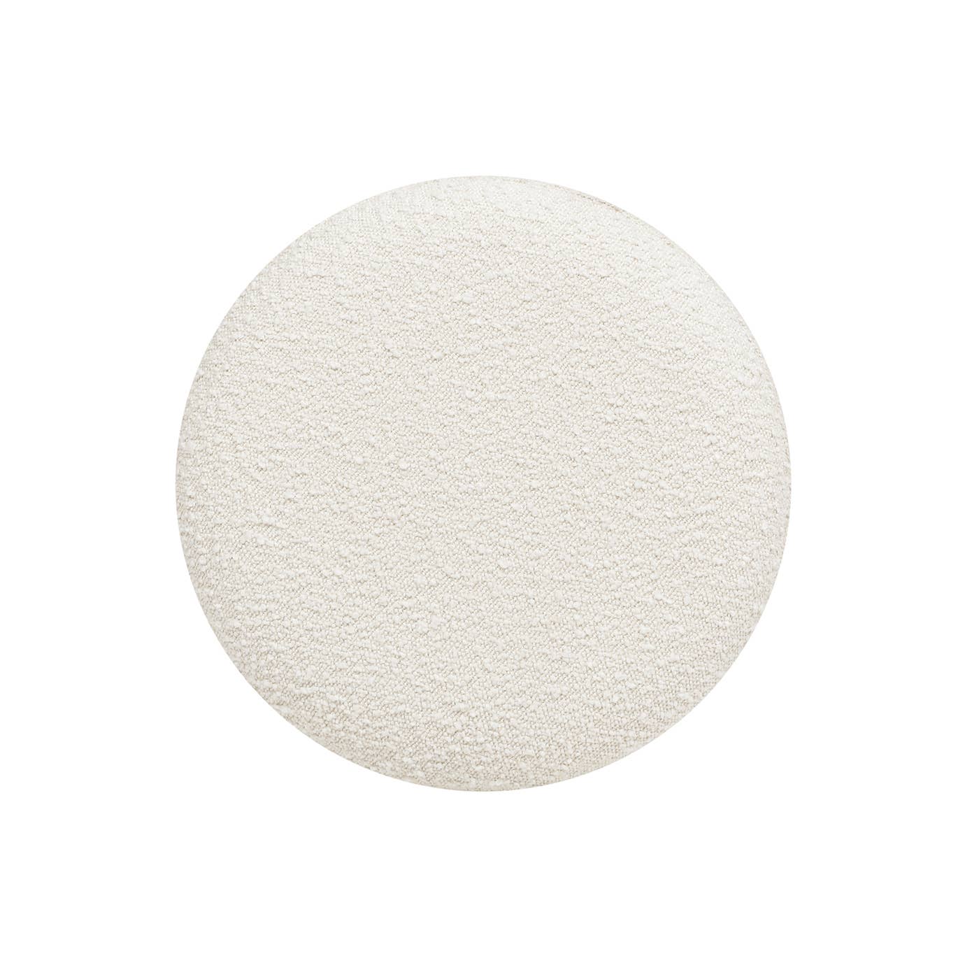 Jennifer Taylor Home - Wholesale Ottoman - Bali 18.5" Round Upholstered Ottoman with Natural Wood Base7