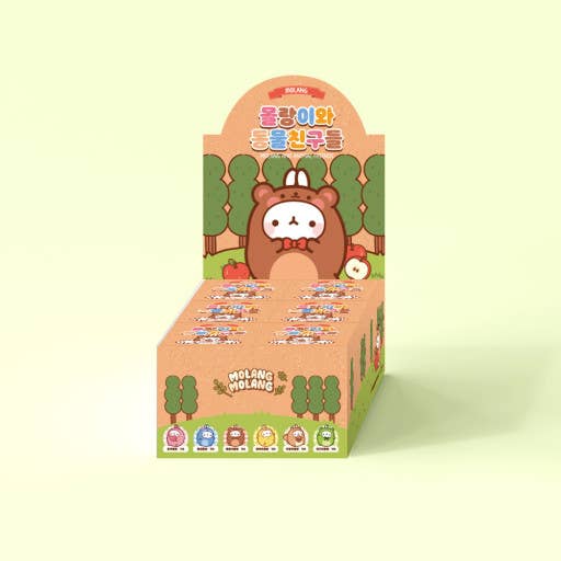 K-Wonderland – Engroshandel Legetøjsfigurer - Børn – Molang & Animal Friends tilfældige figurer - samleserie15