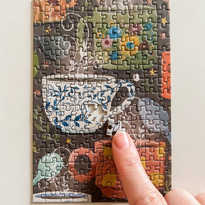 Spaghetti Tree Puzzles and Games – Engroshandel Puslespil - Voksen – Sip og nyd 150 stk mini puslespil4