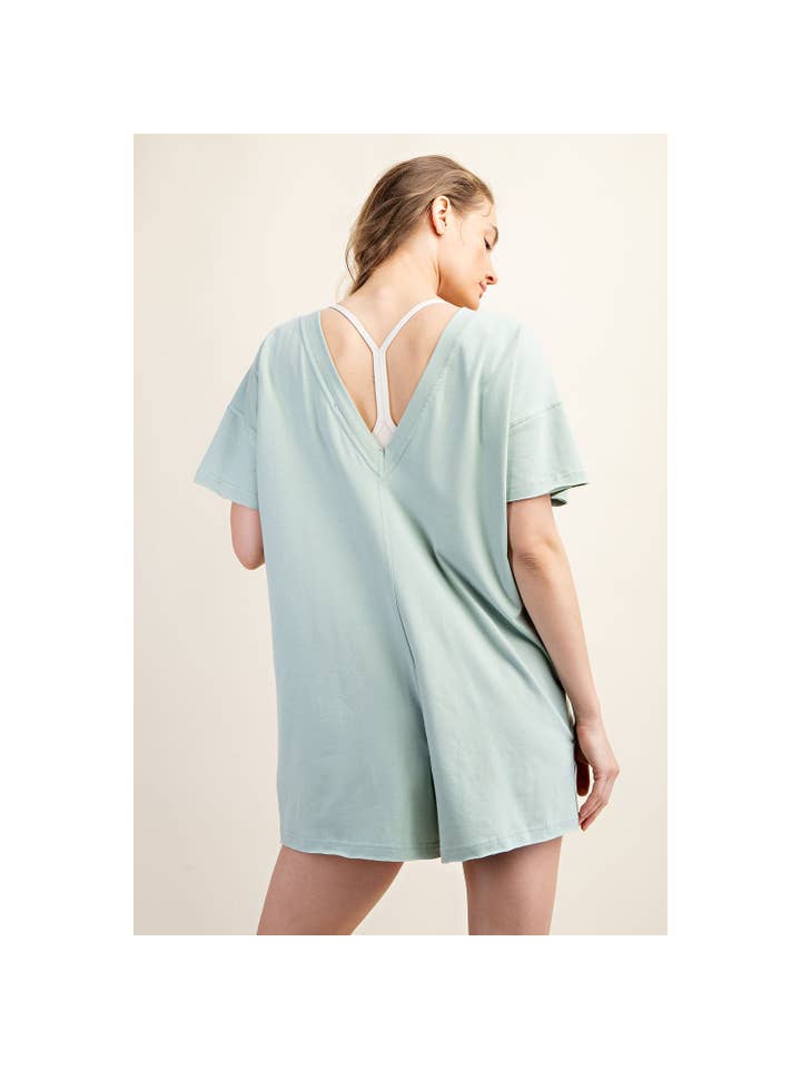 Rae Mode - Wholesale Romper - Women's - COTTON LYCRA SUMMER TEE ROMPER