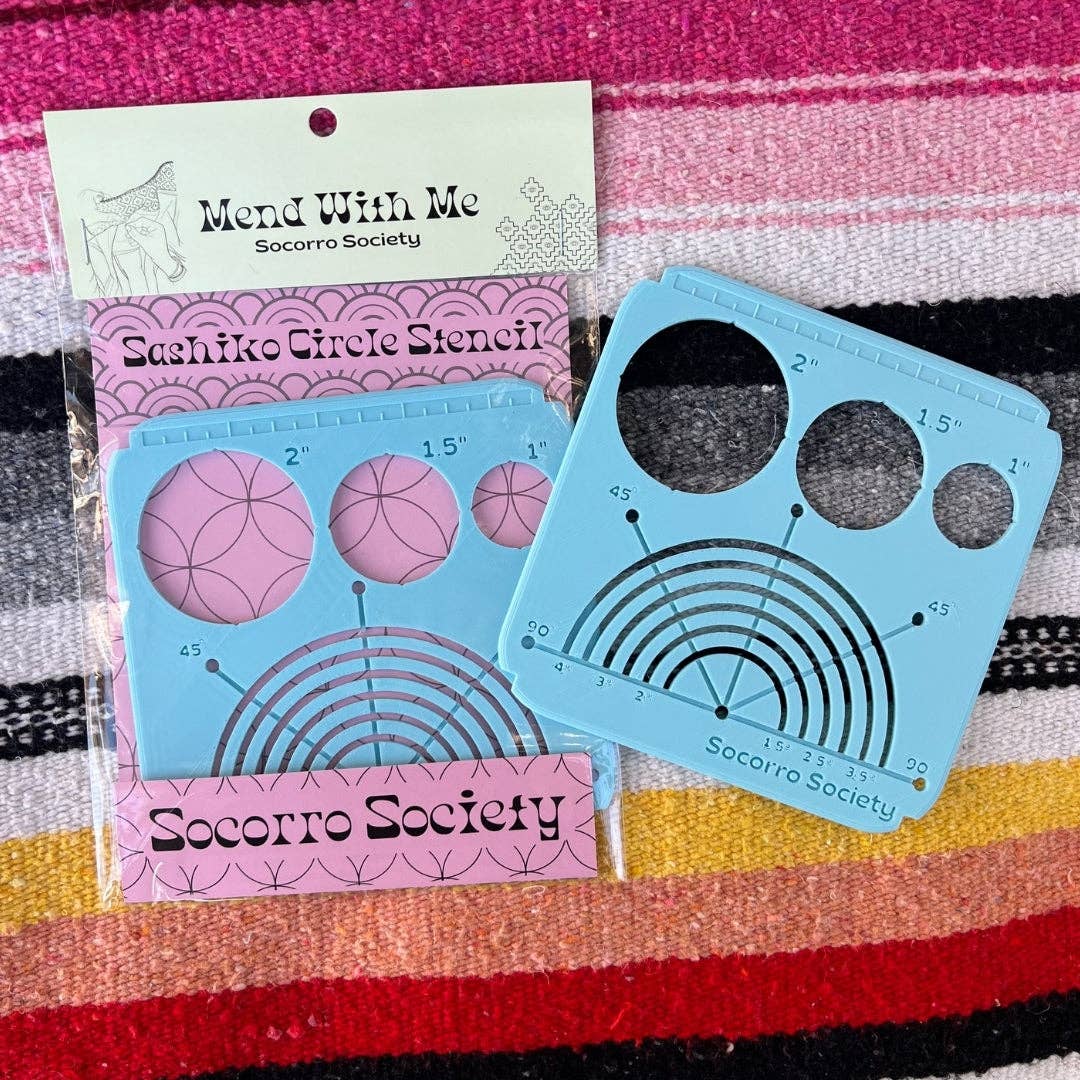 Socorro Society - Wholesale Craft Tool - Sashiko Circle Stencil6