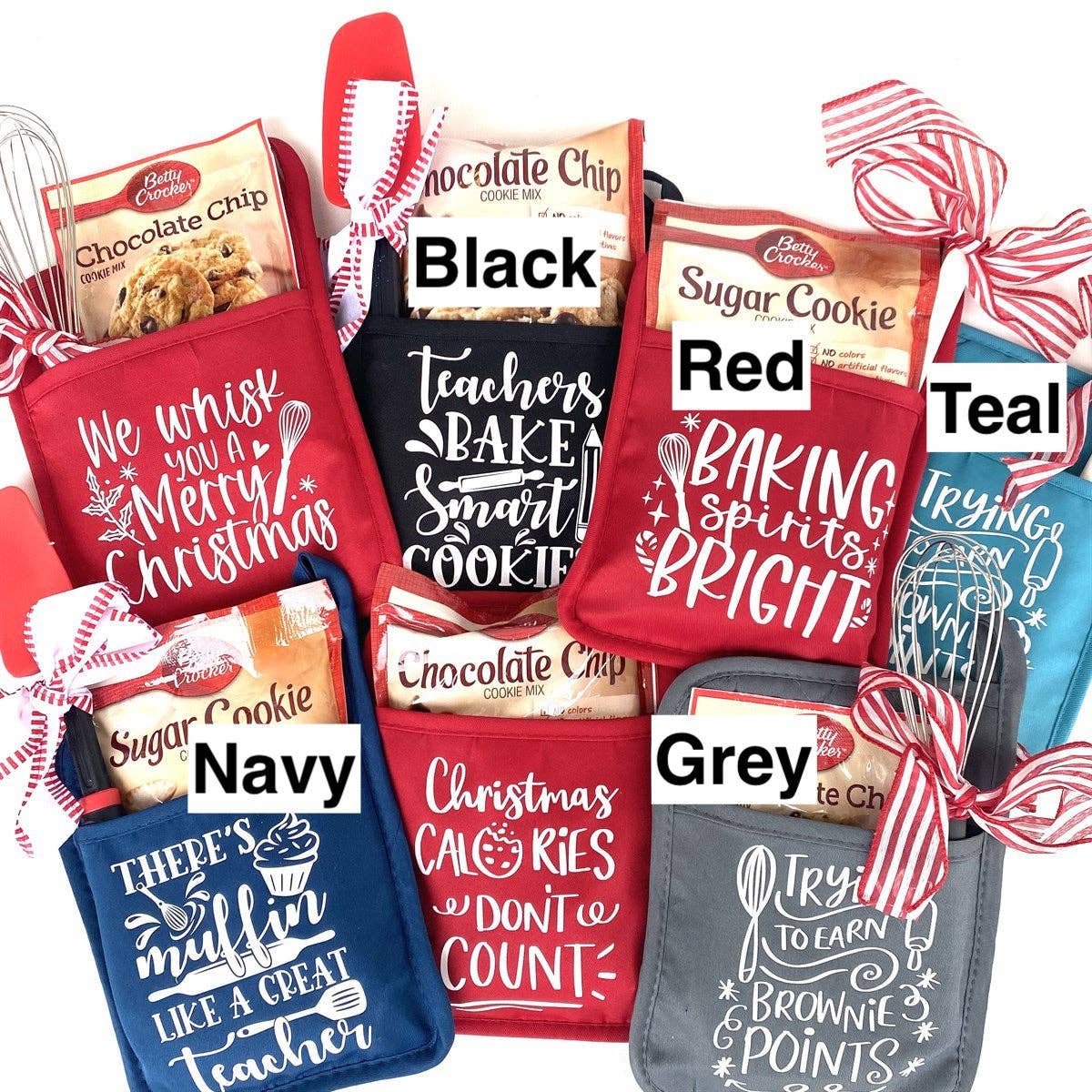 Peach Closet - Wholesale Oven Mitt/Pot Holder - We Whisk You A Merry Christmas Potholder5