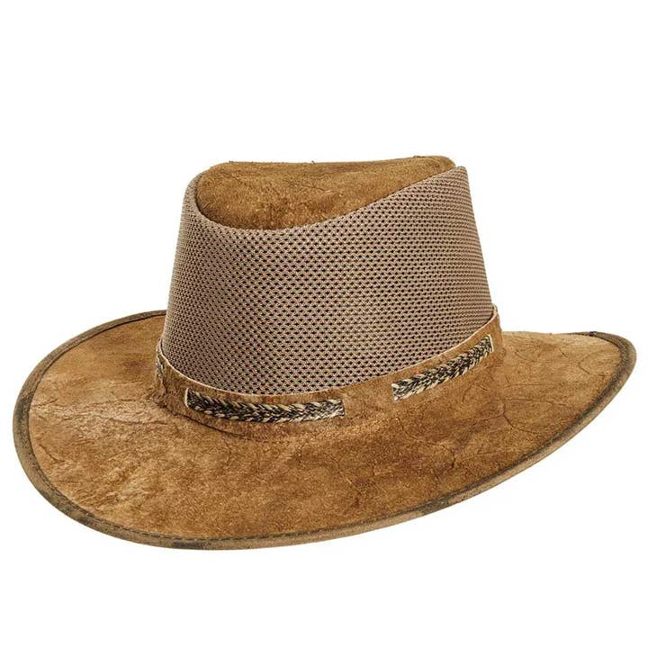 Leather Outback Sun Hat - Style Journey for wholesale by American Hat Makers