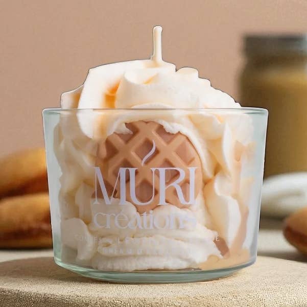 150ml White Nougat Candle for wholesale by MURI CREATIONS