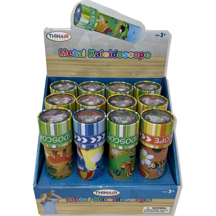 Thin Air Brands - Wholesale Kaleidoscope Camera - Kids & Baby - Metal Kaleidoscope in PDQ