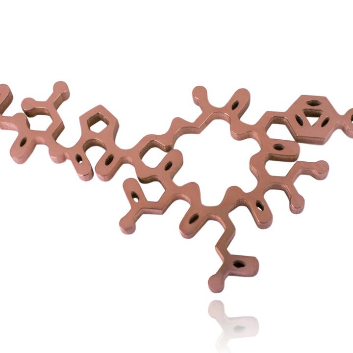 Clayton Jewelry Labs - Venta al por mayor Collares con colgantes/abalorios - Collar de acero inoxidable con molécula de oxitocina13