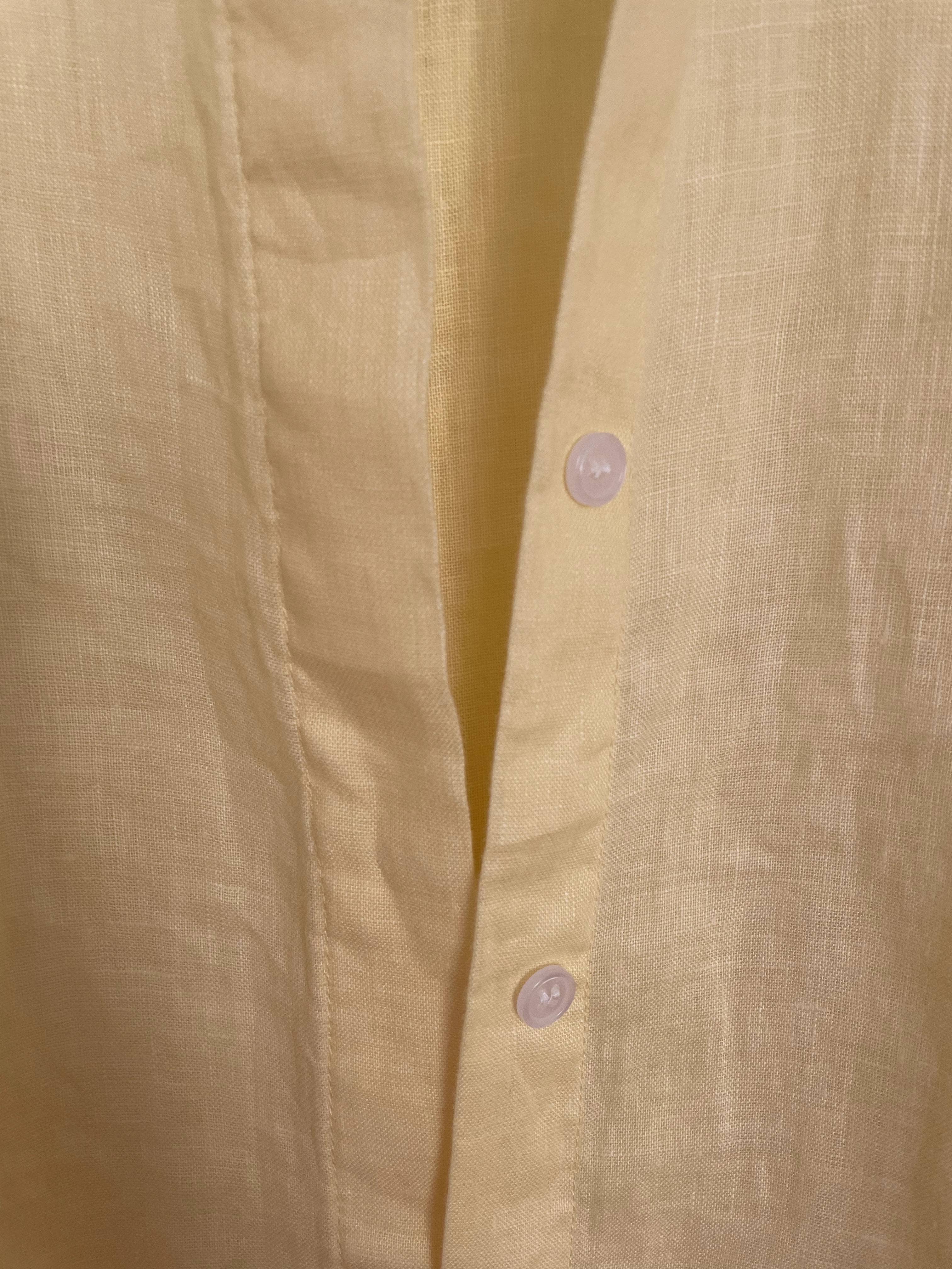 HIDDENBRAND - Wholesale Button Down Shirt - Women's - cotton linen blend button down shirt43