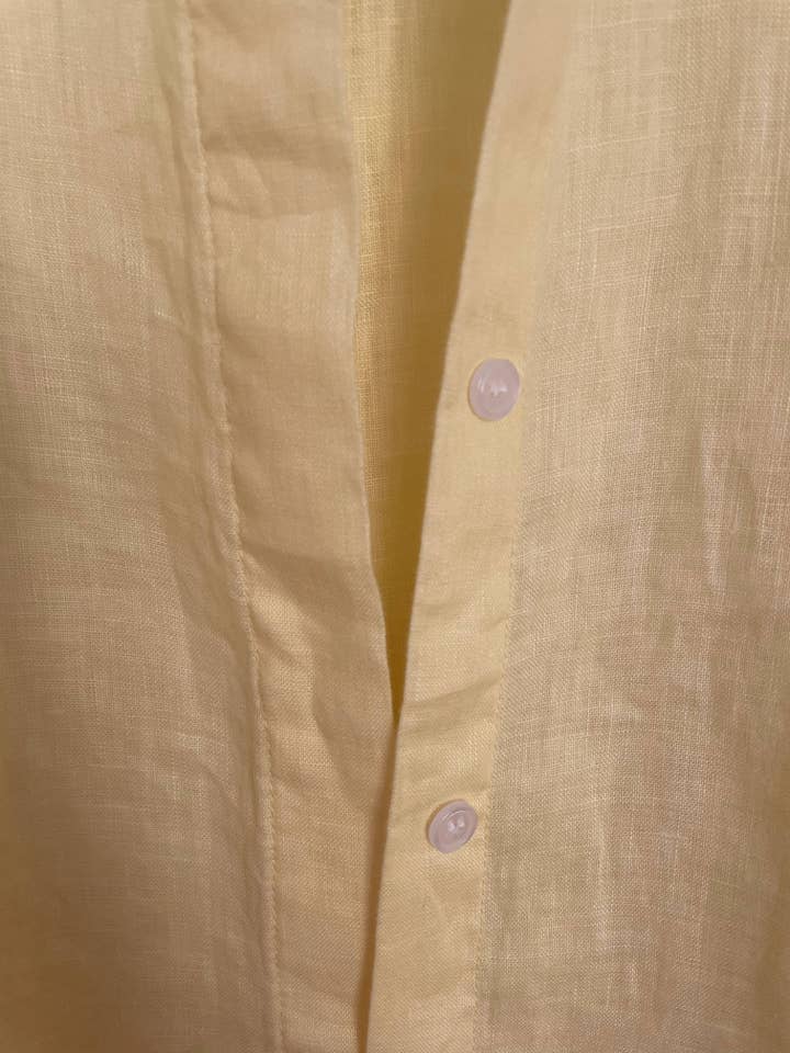 HIDDENBRAND - Wholesale Button Down Shirt - Women's - cotton linen blend button down shirt43