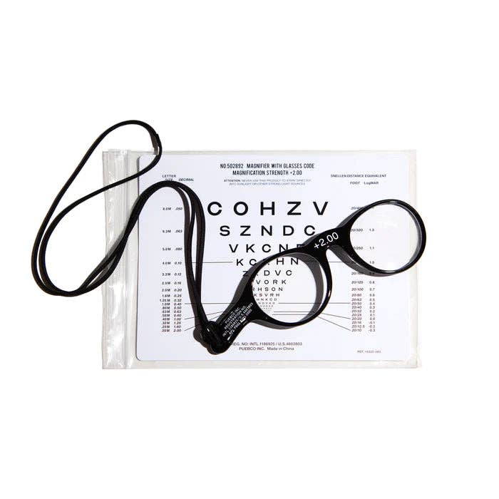 MAGNIFIER WITH GLASSES CODE for wholesale by Puebco