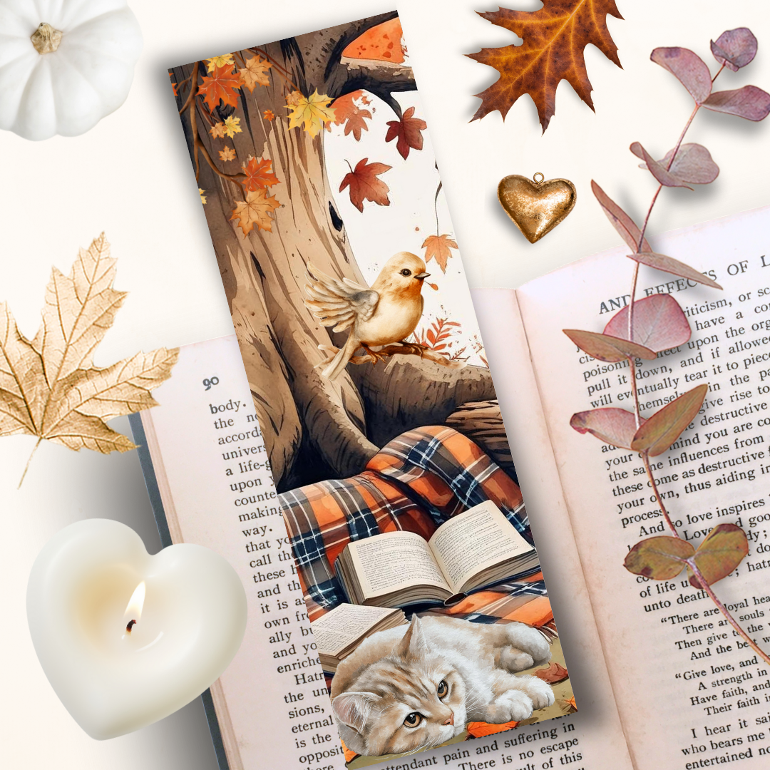 Les Moonettes – wholesale Bookmark – Bookmark The Rest of the Forest Cat1