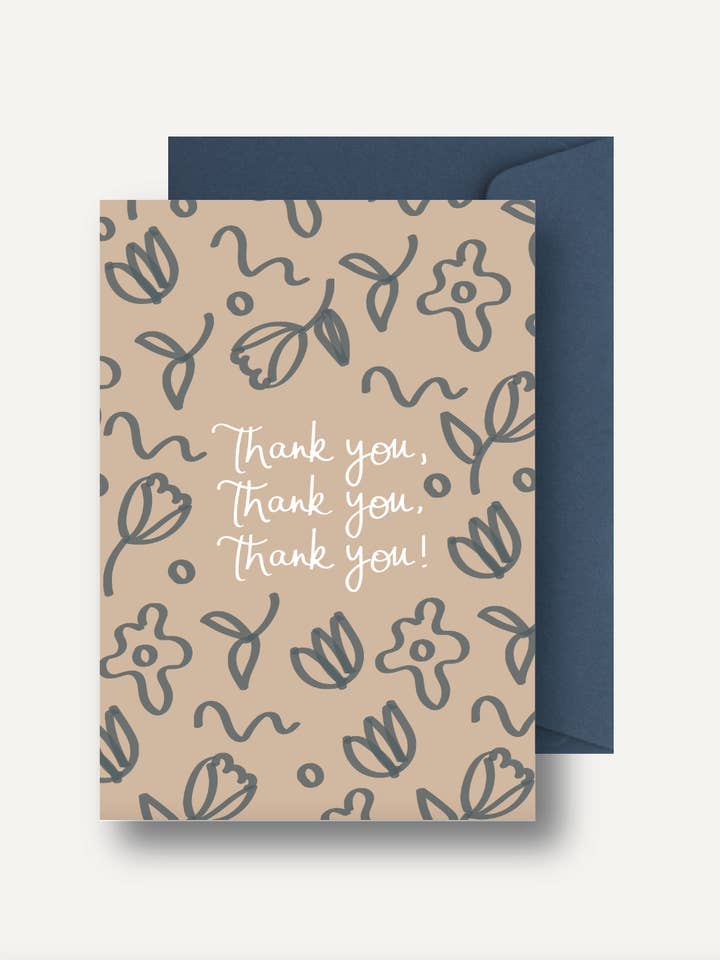 Danke, Danke, Danke // 4er-Pack Karten für den Großhandel von treasureinventory