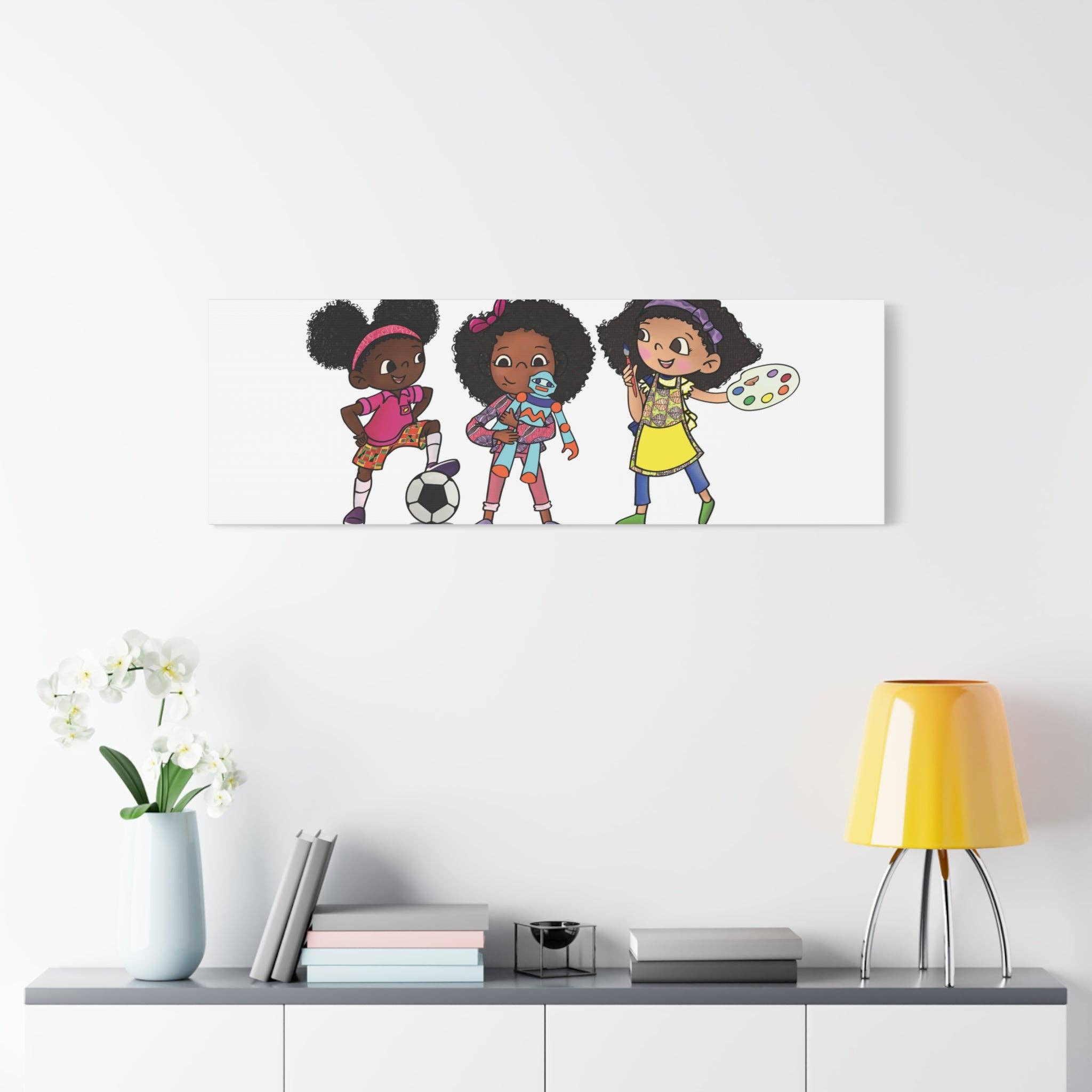 Ikuzi Dolls - Wholesale Art Print - Kids & Baby - Kids' Canvas Wall Art - Playful Characters for Creative Spaces115