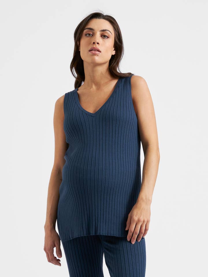 Sophie Rib Knit Nursing Top for wholesale by Ripe Maternity