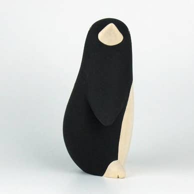 Pinguim animal de madeira Pole pole por atacado de Robinson