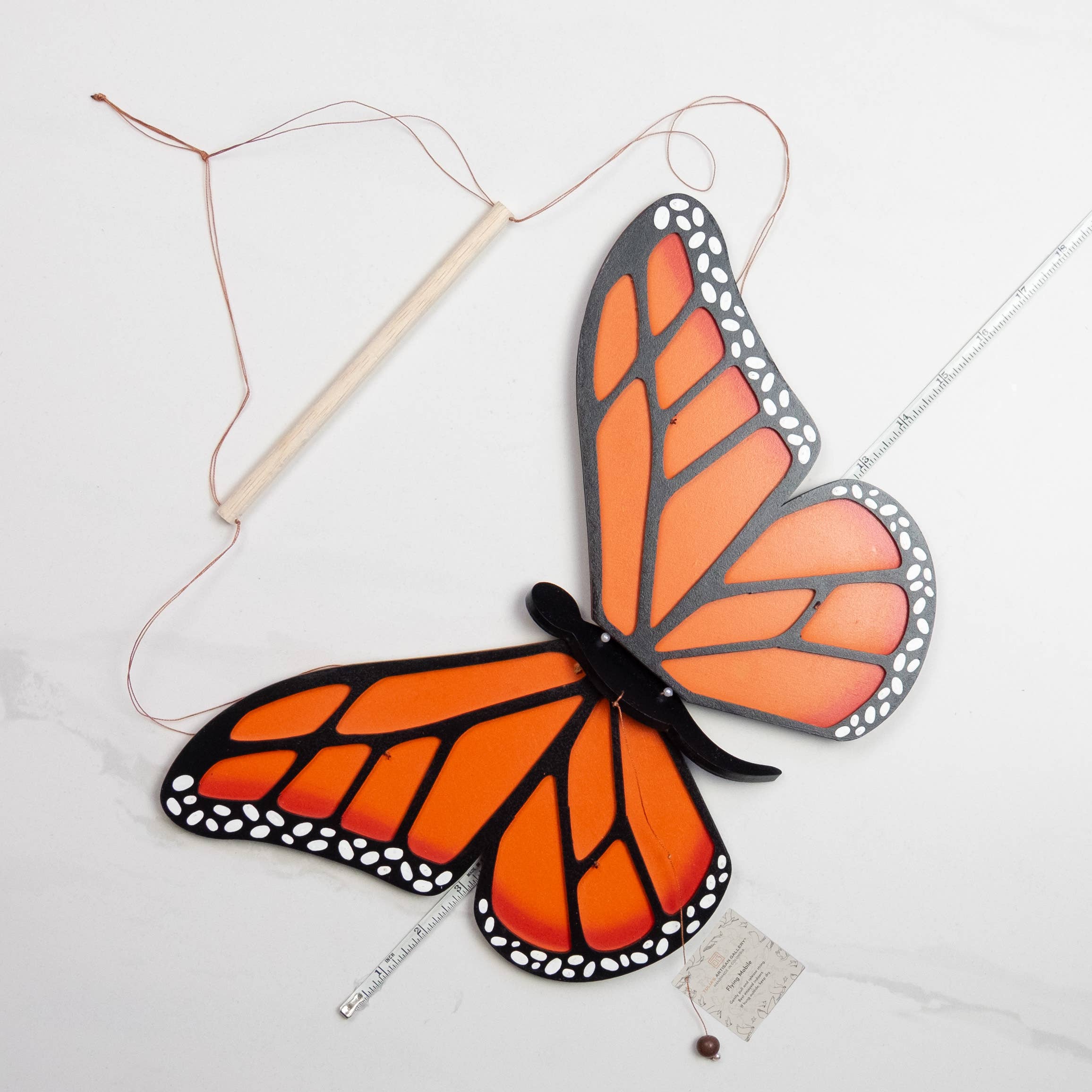 Tulia's Artisan Gallery - Wholesale Mobile - Monarch Butterfly Flying Mobile7